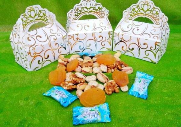 Crown Style Nikkah Bid Boxes (25 pcs Pack)
