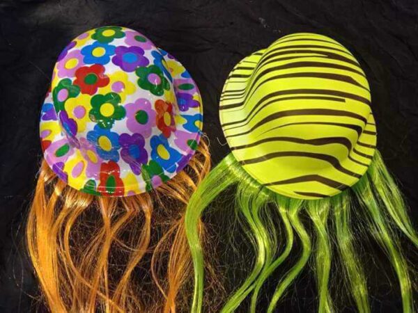 Birthday Jhallar Caps (Mix Color) (6 Pcs Pack)