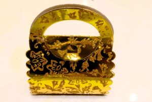 Briefcase Style Nikkah Bid Boxes (20 pcs Pack) (Golden)