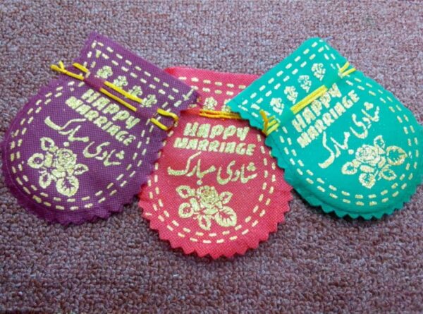 Shadi Mubarak Nikkah Bid Pouches (50 Pcs Pack)