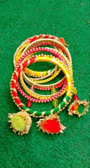 Gota Bangles (Multi Colour)