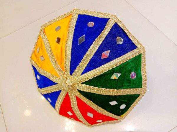 Mehndi Hanging Umbrellas (Net) (8 inches)